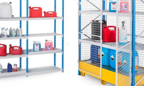 mesh-shelving-spill-containment-racks-MeshSTOR