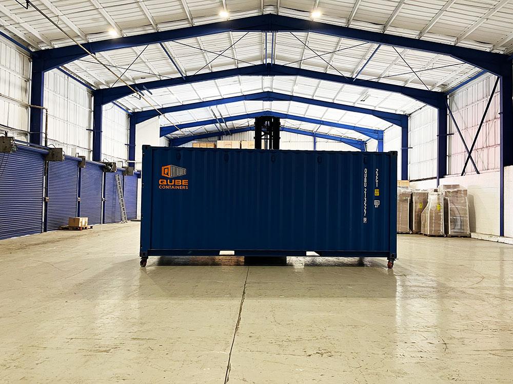 The container