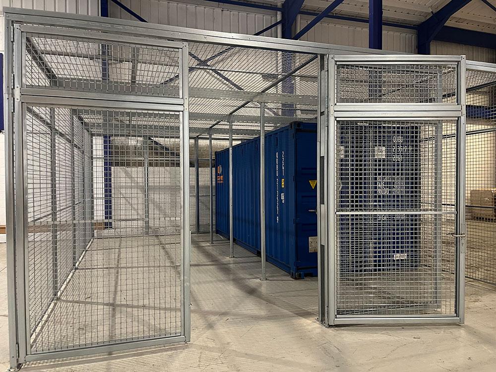 Completed mesh cage