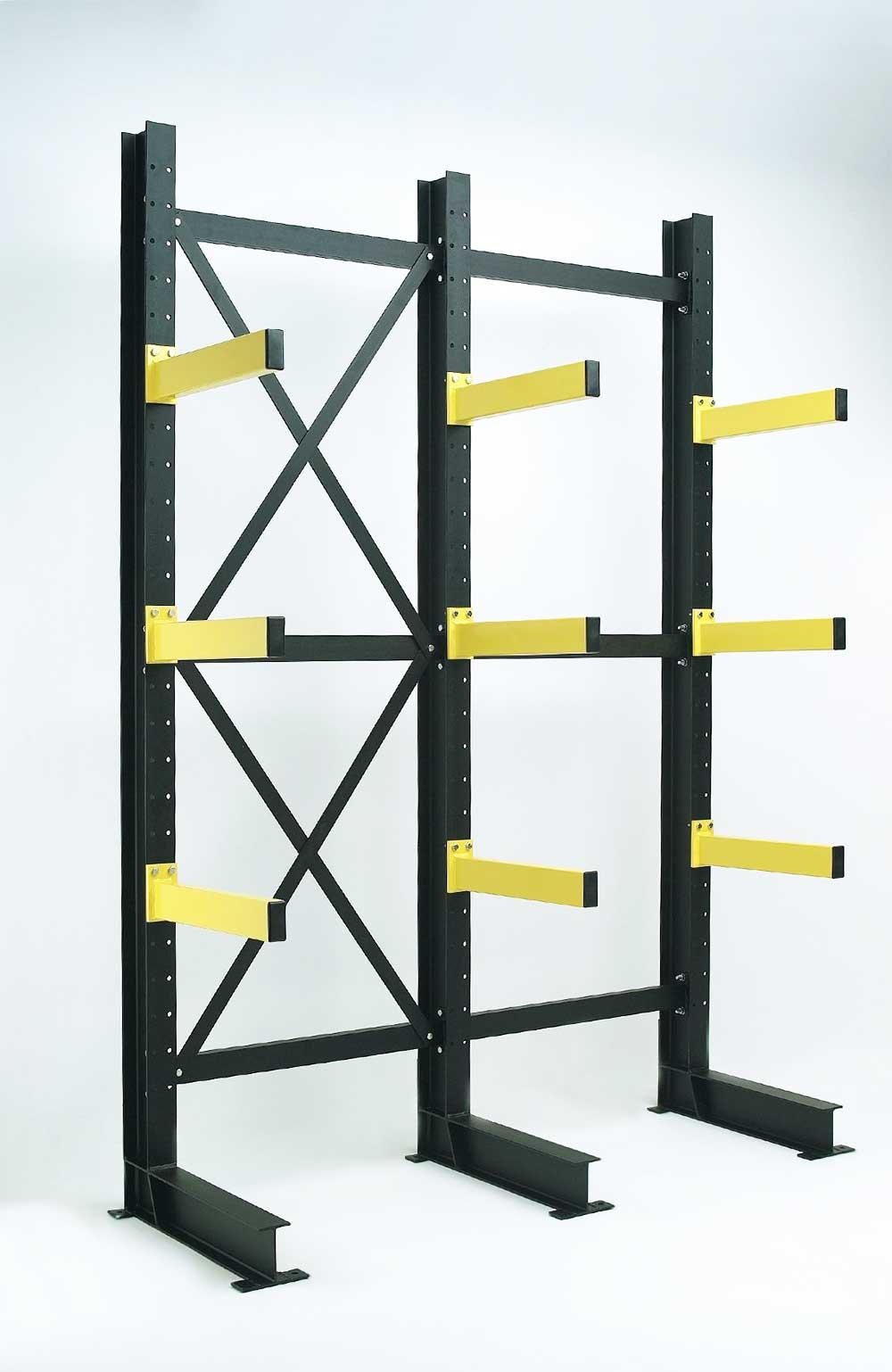 Single sided cantilever shelving