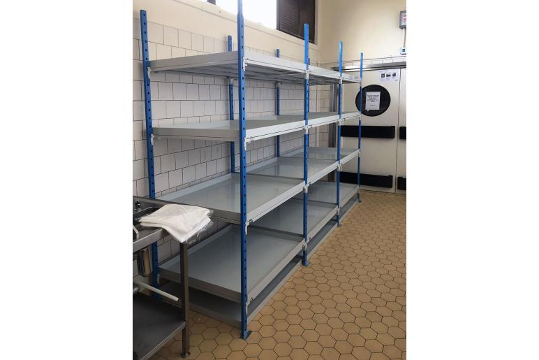 Racking with Spill trays 