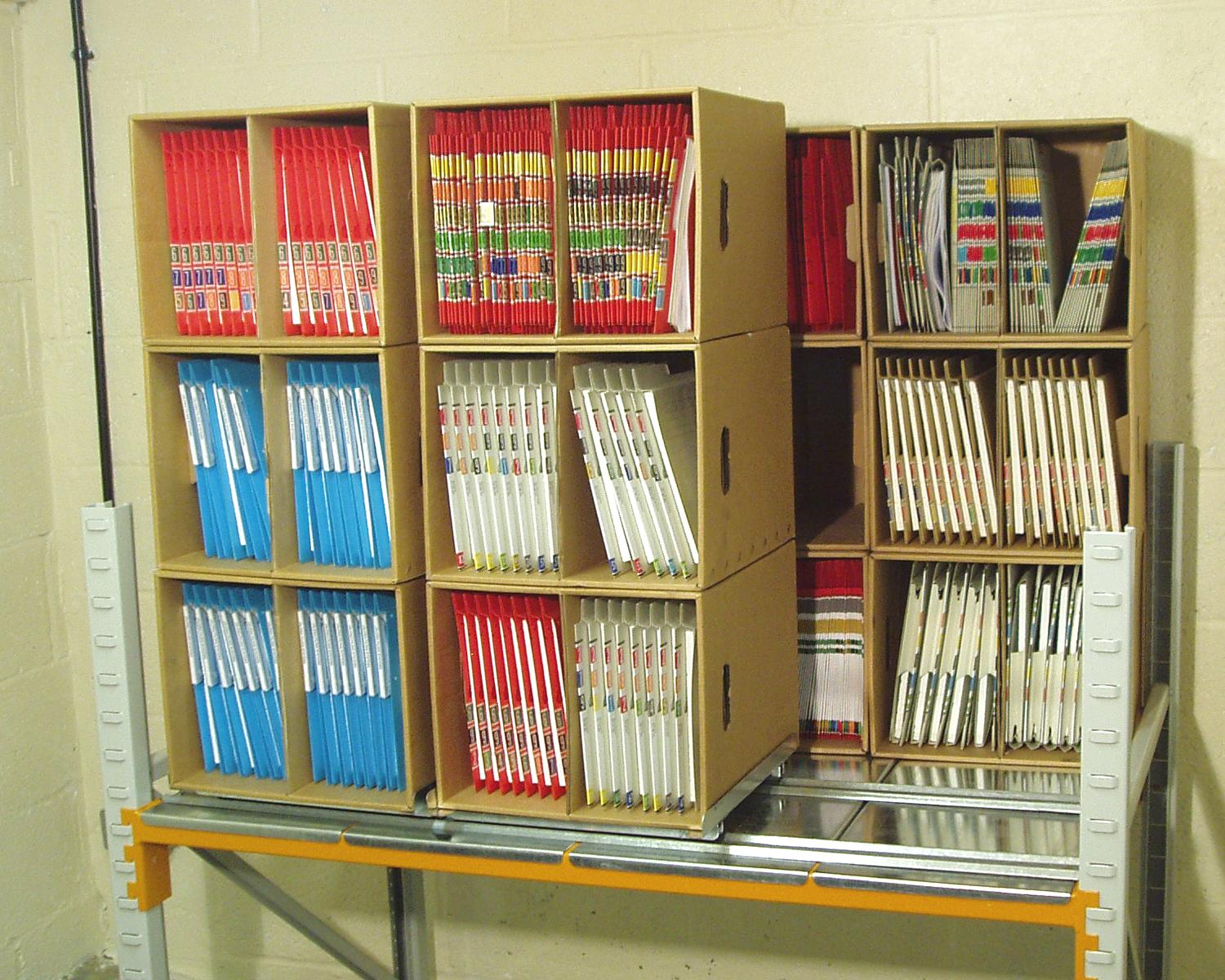 Archive storage using the GlideSTOR system